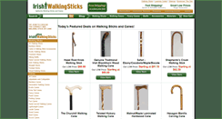 Desktop Screenshot of irishwalkingsticks.com