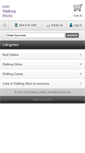 Mobile Screenshot of irishwalkingsticks.com